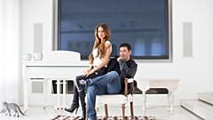 FILE PHOTO: Gilbert Chikli, 50, and his wife Shirly Chikli, 31, pose for a photo at their home in Ashdod, Israel, Monday, March 28, 2016.  
