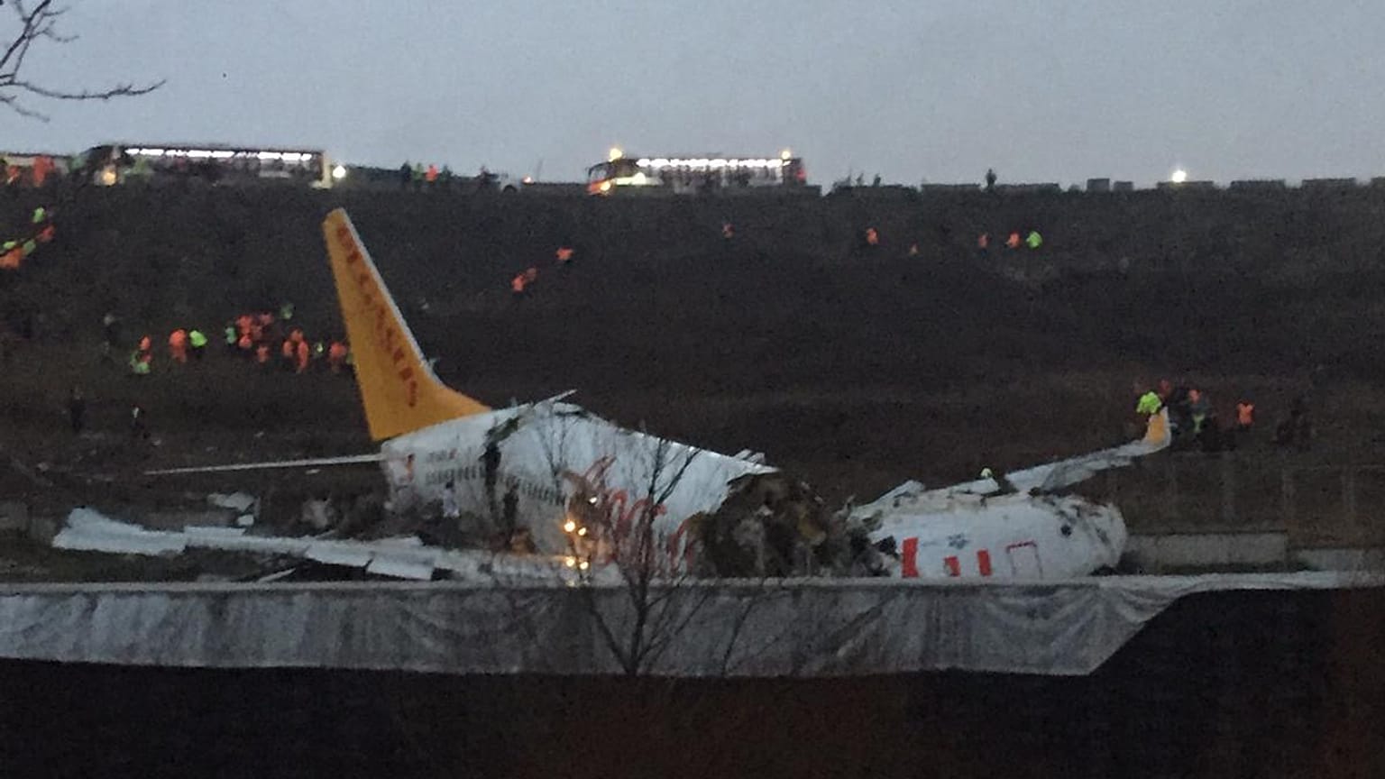 Turkish flight was 'abnormal from start to finish' says survivor after three killed and 180 injured