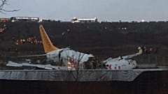 Turkish flight was 'abnormal from start to finish' says survivor after three killed and 180 injured