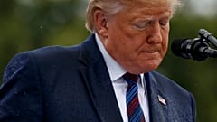 Sept. 30, 2019, at Joint Base Myer-Henderson Hall, Va. (AP Photo/Evan Vucci)  