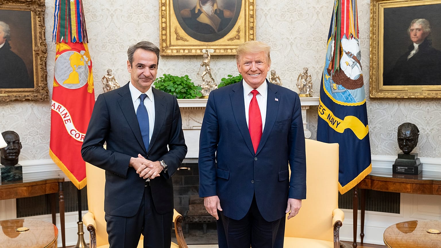 Ν. Τραμπ: «Εξαιρετικός ηγέτης ο Μητσοτάκης»