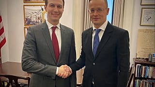 Szijjártó Péter és Jared Kushner, Donald Trump amerikai elnök főtanácsadója