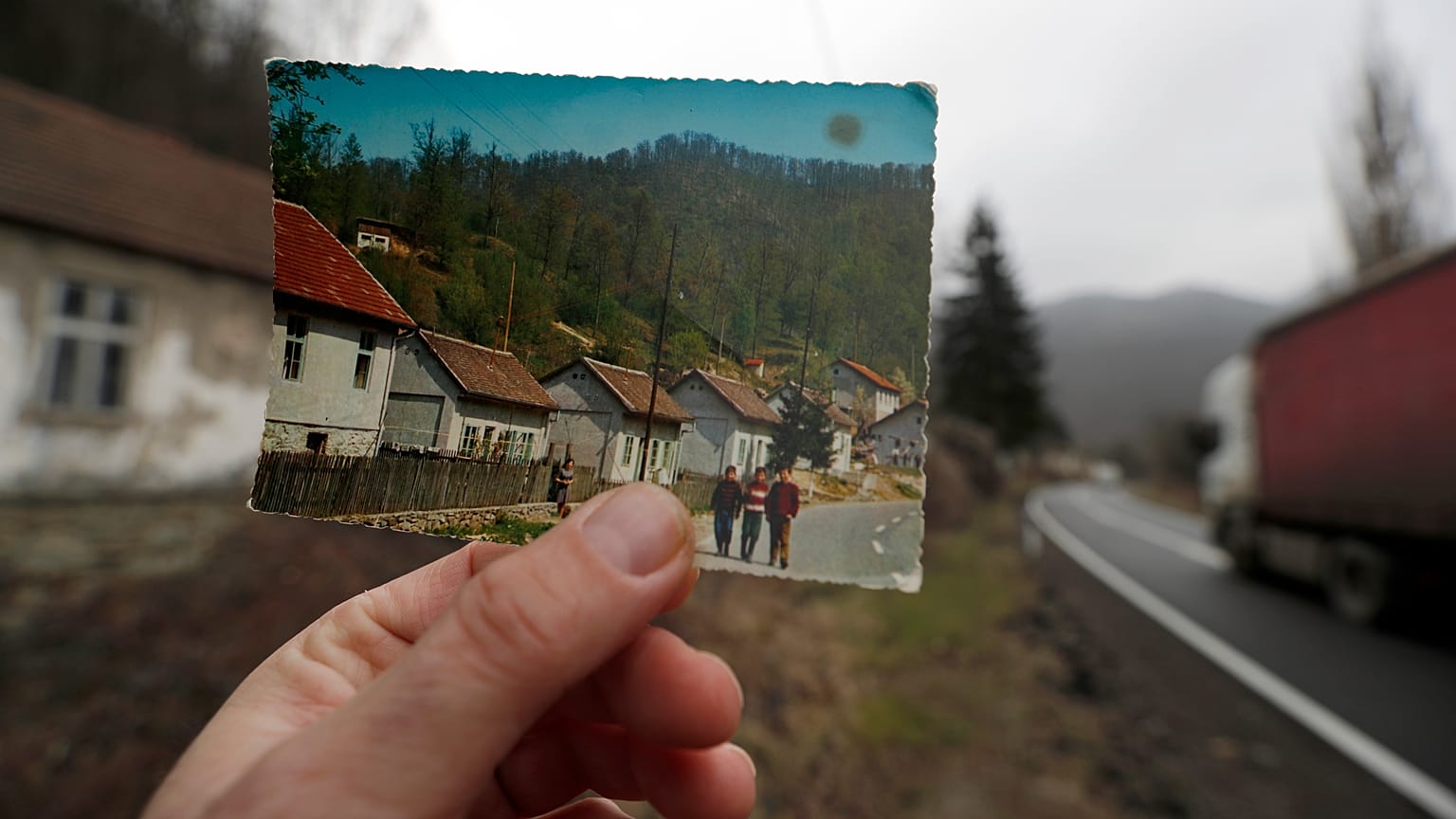 Sırbistan'ın Blagojev Kamen köyünün 50 yıl önceki hali 