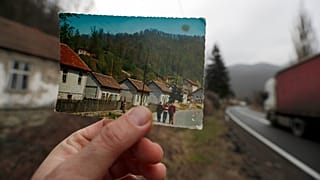 An old postcard shows how the Serbian village of Blagojev Kamen looked 50 years ago