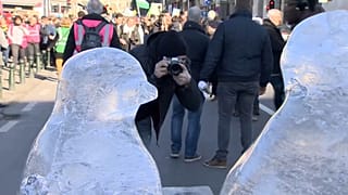 "Klimagerechtigkeit - jetzt" - 2000 junge Menschen ziehen durch Brüssel 