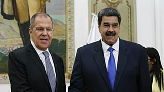 Rusya Dışişleri Bakanı Sergey Lavrov ile Venezuela Devlet Başkanı Nicolas Maduro