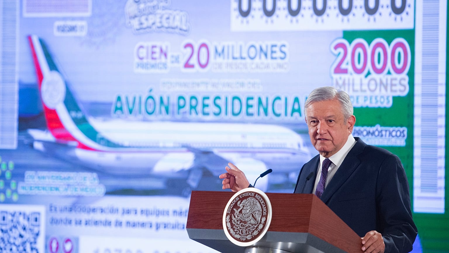 Meksika Devlet Başkanı Obrador hastane yapmak için lüks başkanlık uçağını piyangoya koydu