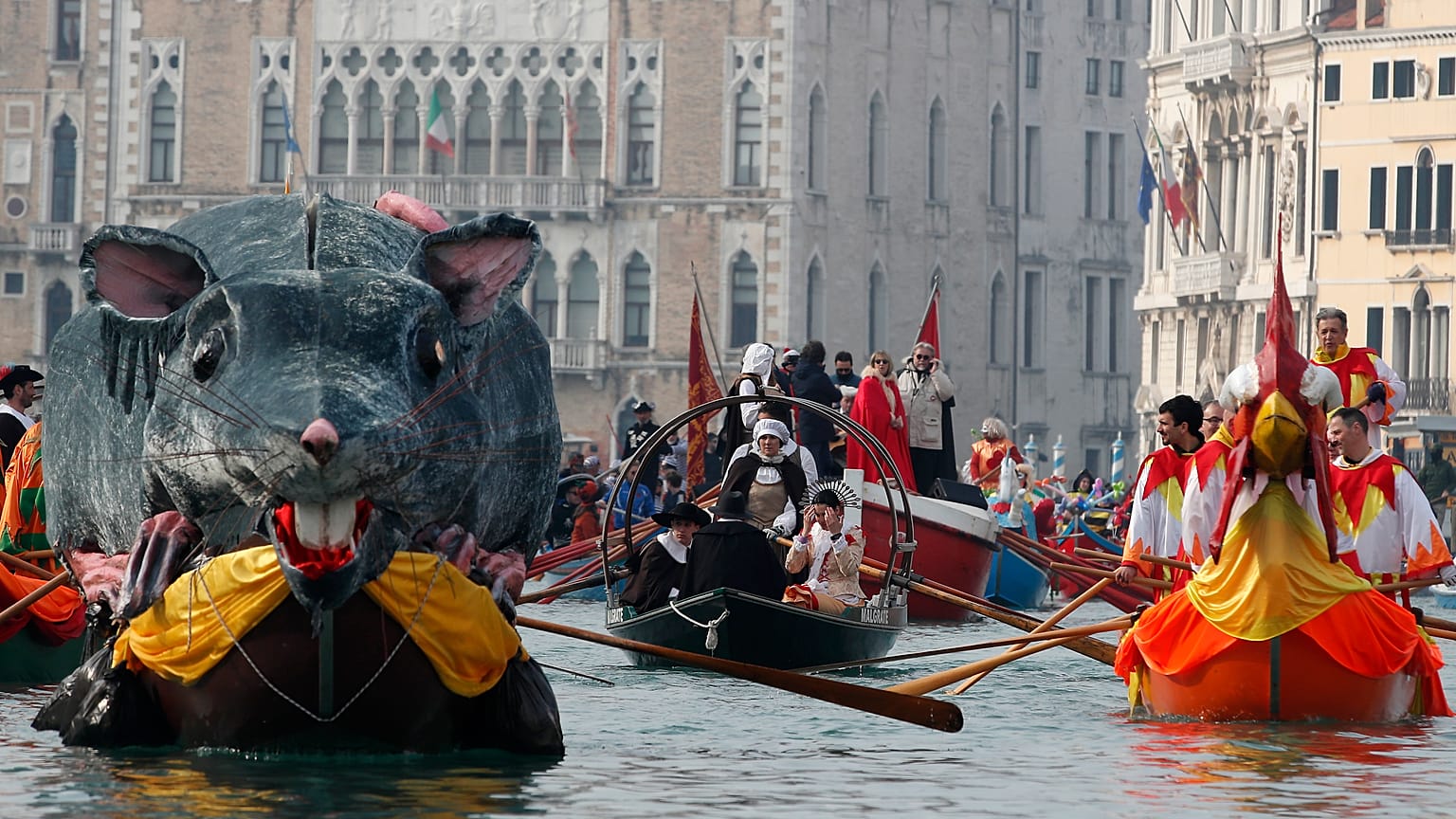 Carnevale: Rio de Janeiro da record, baci a Venezia