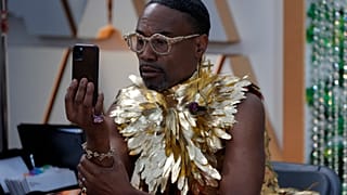 Billy Porter kırmızı halıda fotoğraf çekmeyi ihmal etmedi.