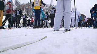 En Russie, tous sur les skis pour fêter l'hiver