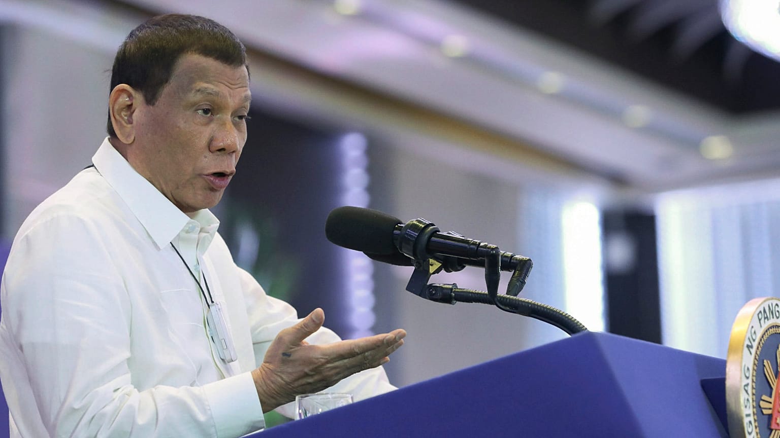 Filipinler Devlet Başkanı Rodrigo Duterte