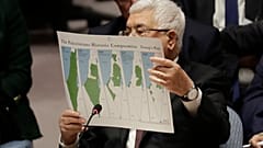Le président palestinien Mahmoud Abbas au Conseil de sécurité des Nations Unis, le 11 février 2020