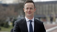 Péter Szijjártó at an informal meeting of EU foreign ministers in Sofia, February 2018.