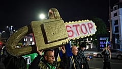 Thousands protested in Bucharest in November 2019 against illegal logging in Romanian forests 