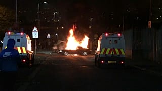 Imagen del enfrentamiento con disidentes del Nuevo Ira en el que murió la periodista Lyra McKee