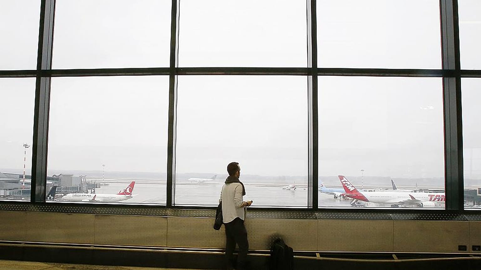 Iranian-born bioengineer researcher Nima Enayati at the Milan's Malpensa International airport in February 2017.