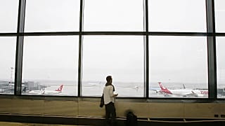 Iranian-born bioengineer researcher Nima Enayati at the Milan's Malpensa International airport in February 2017.