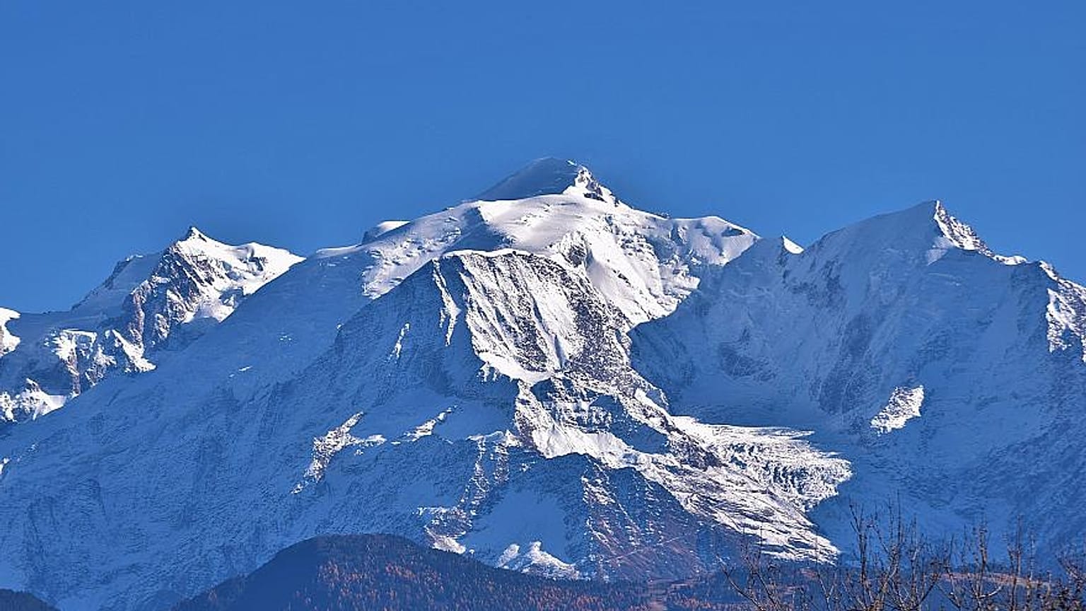 Der Mont Blanc - höchster Berg der Alpen
