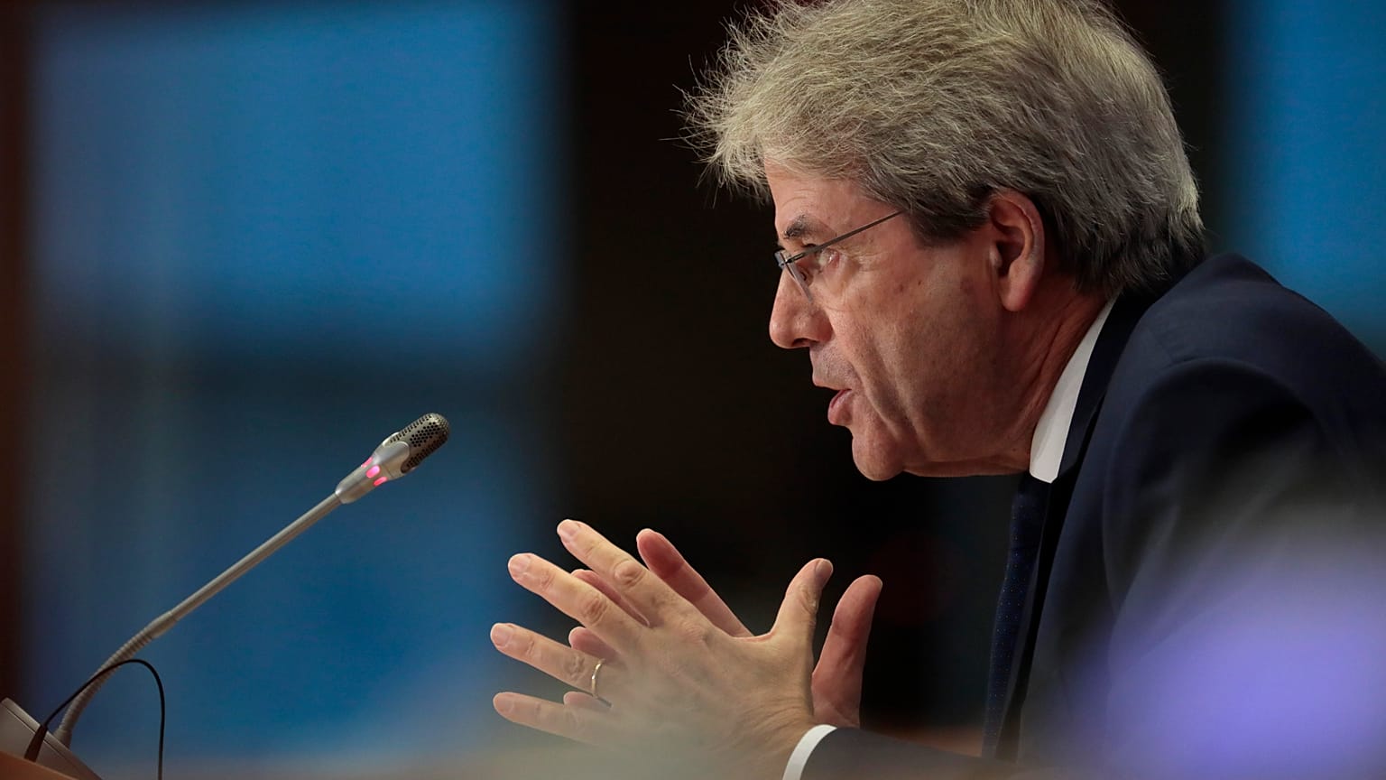 El comisario de Economía Paolo Gentiloni en imagen de archivo