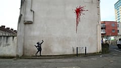 Banksy reaparece en San Valentín