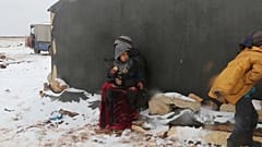 Flüchtlinge in Syrien: Jetzt schneit es auch noch
