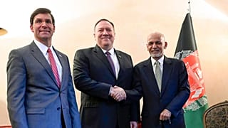 دیدار پمپئو و اسپر با اشرف غنی در مونیخ؛ «توافق با طالبان مشروط است»