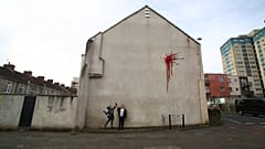 Banksy-Werk beschmiert