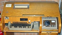 Siemens'in ürettiği T100 model teleks cihazı