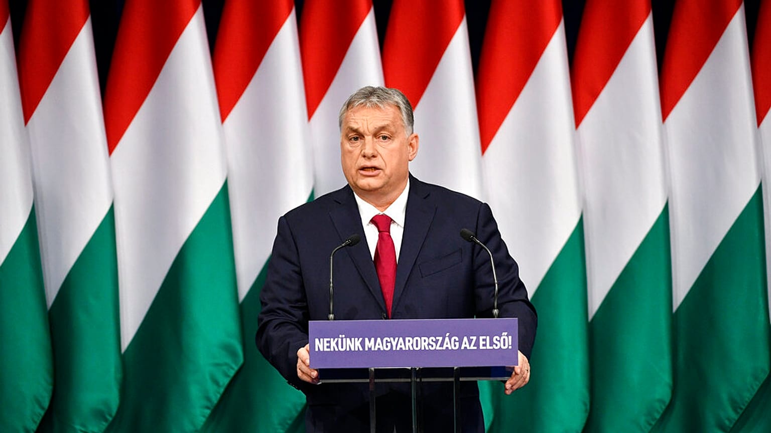 Viktor Orban delivers his annual 'State of Hungary' speech 