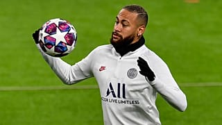 Neymar à l'entraînement avant la confrontation face au Borussia Dortmund