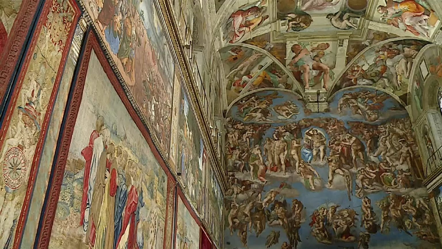 Gli arazzi di Raffaello "rivestono" la Cappella Sistina