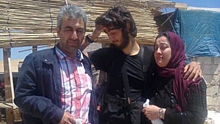 Osman y Gülay T. con su hijo Burak.