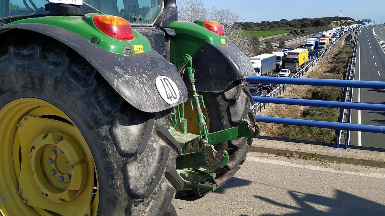 Αγροτικές κινητοποιήσεις στην Ισπανία