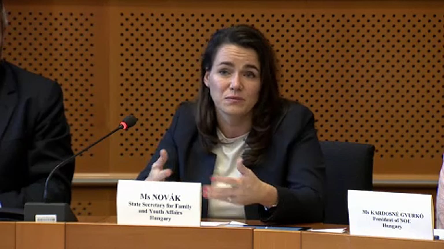 Novák Katalin Brüsszelben