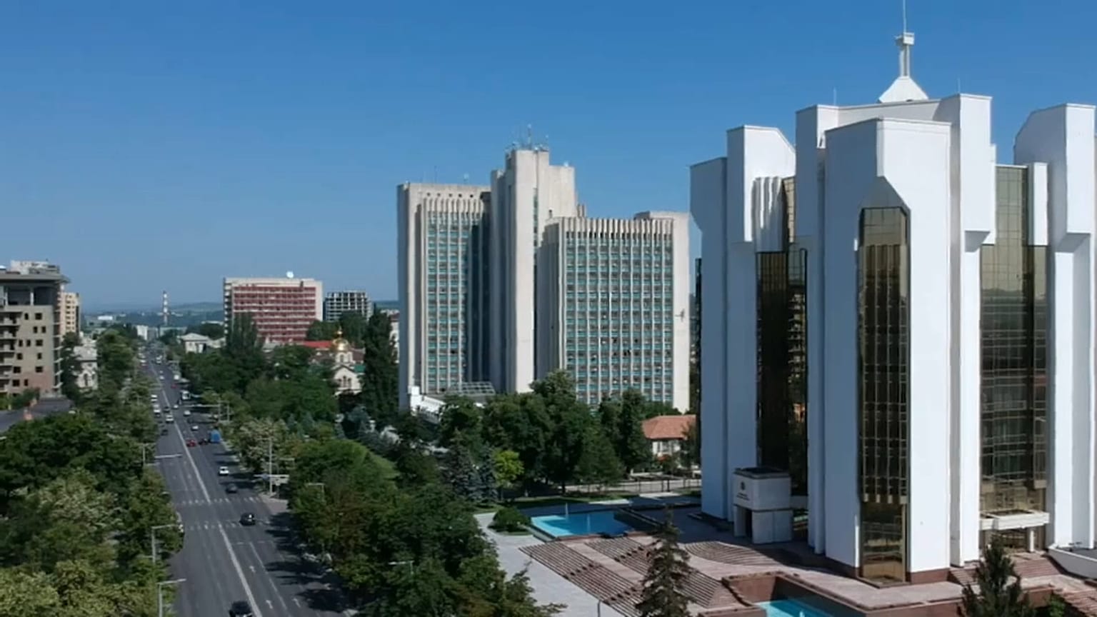 The Presidential Palace in Moldoca was built with Turkish money. 