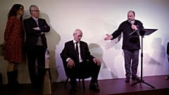 Julian Assange's defense team in Europe holds news conference  Paris, Thursday, Feb. 20, 2020.