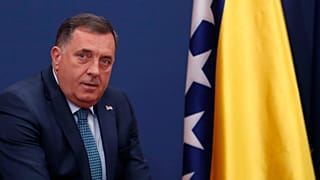 Milorad Dodik, the Bosnian Serb member of the country's tripartite Presidency, pictured in 2019.