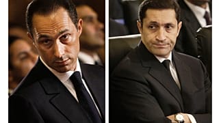 نجلا مبارك علاء وجمال
