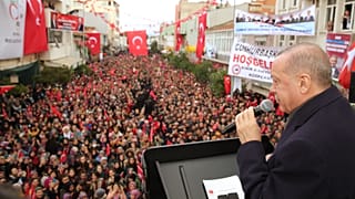 Cumhurbaşkanı Erdoğan İzmir'in Kınık ilçesinde vatandaşlara hitap etti