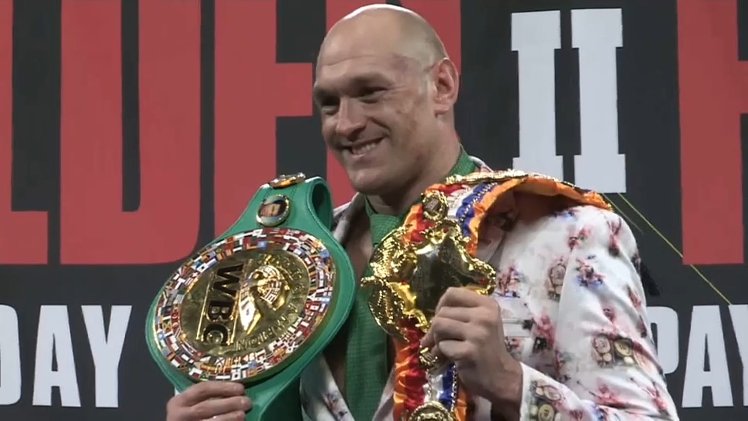 Tyson Fury no topo do pugilismo mundial