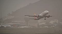 Start am Flughafen Santa Cruz de Tenerife