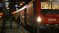 Éjszakai vonat Közép-Európában