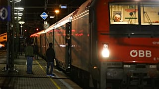 Éjszakai vonat Közép-Európában