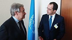 Κυπριακό, Αμμόχωστος και ΑΟΖ στη συνάντηση Χριστοδουλίδη-Γκουτέρες