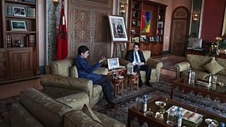 إجتماع بين وزيرة الخارجية الإسبانية أرانشا غونزاليس ووزير الخارجية المغربي ناصر بوريتا 24/01/2020