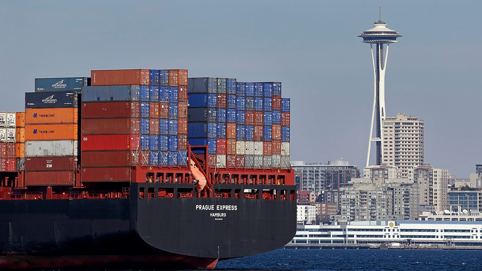Elliott Bay near downtown Seattle