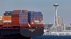 Elliott Bay near downtown Seattle