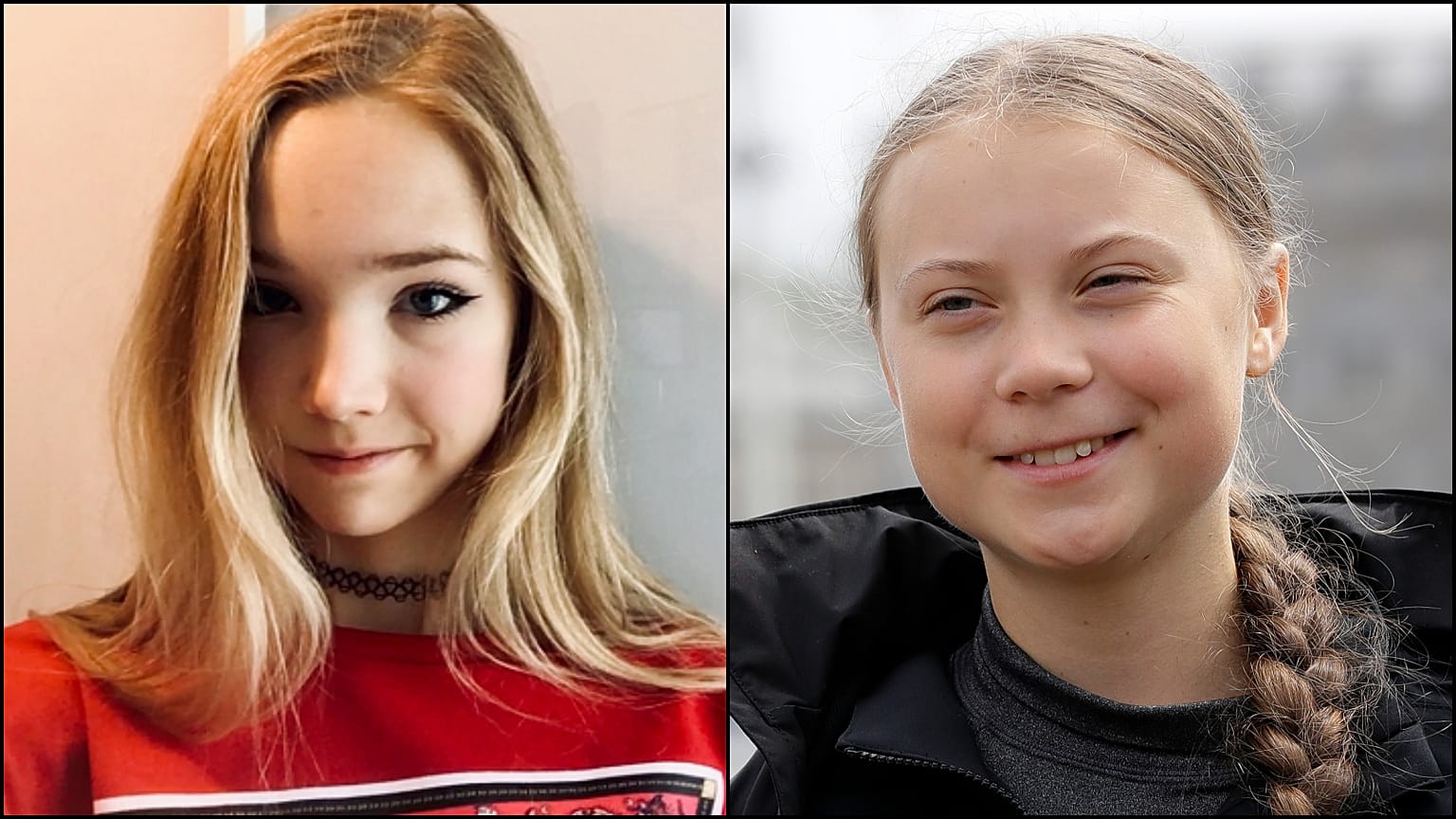 Naomi Seibt ve Greta Thunberg
