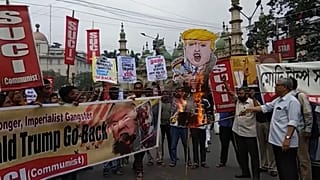En Inde, la rue proteste contre la venue de Donald Trump