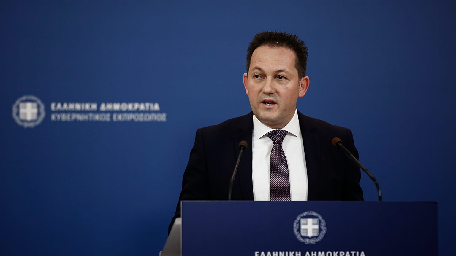 Ο κυβερνητικός εκπρόσωπος, Στέλιος Πέτσας